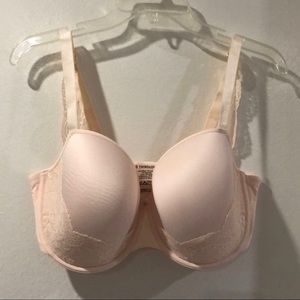Thirdlove Lace Back T-Shirt Bra Soft Pink NWOT